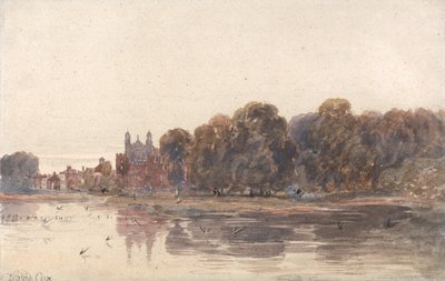 Eton dal Tamigi da David Cox
